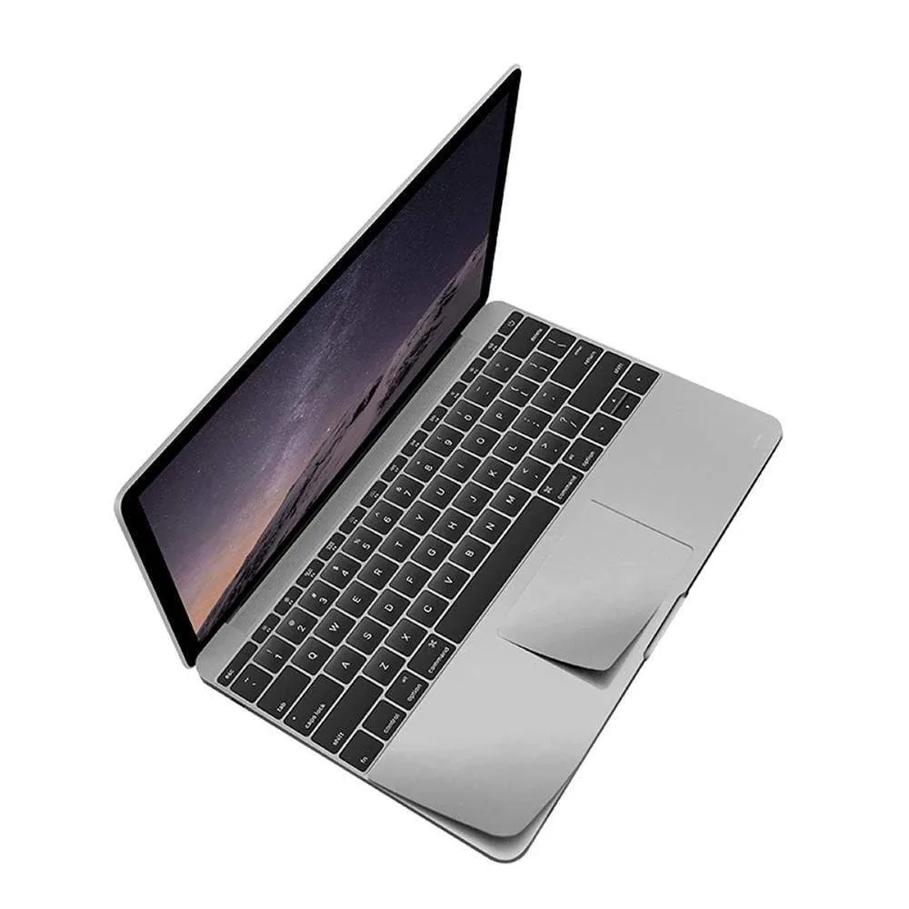 JCPAL MacGuard полная защитная пленка Набор для MacBook Pro 1" с сенсорной панелью 5в1 кожа полное тело Высокое качество протектор - Цвет: Grey