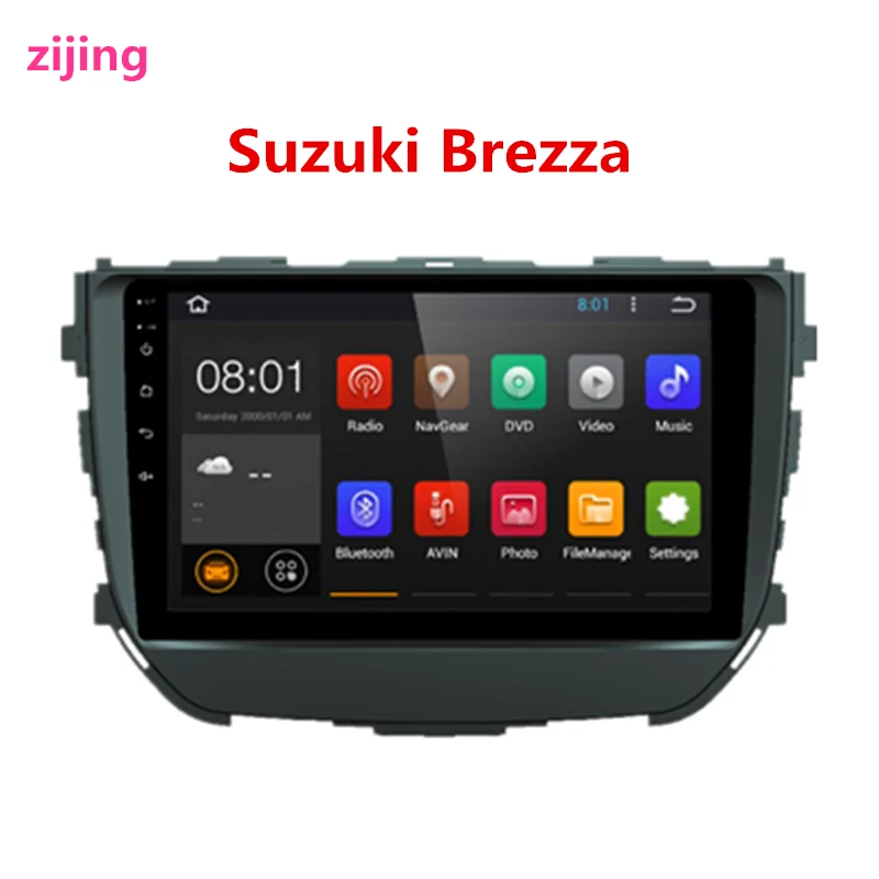 Автомобильный мультимедийный стерео видеоплеер 2Din Suzuki Brezza радио Android 9 0 умный