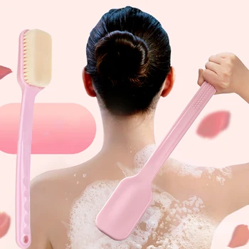 

Bath Brushes New Long Handle Hanging Soft Mesh Back Body Bath Shower Scrubber Brush Sponge Back Brush Spa Scrubber Soap