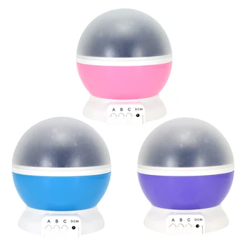 

LED Projector Starry Sky Rotating LED Night Light Sky Rotating Nightlight Lamp For Children Kids 3 Model Light With USB