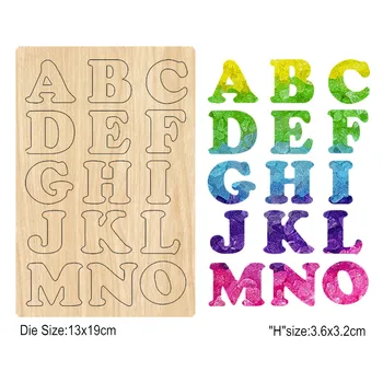 

letter die Cutting Dies Cuts Steel-rule Wooden Cutter wood Knife mold scrapbooking s 94# Flower 3d