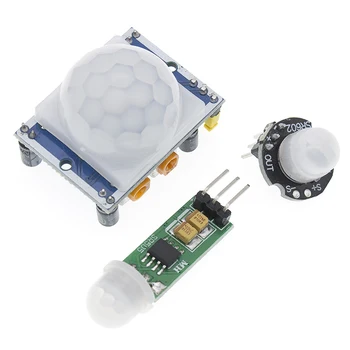 

PIR Motion Sensor Detector Module HC-SR501 SR505 SR602 Adjust IR Pyroelectric Infrared PIR Motion Arduino Sensor Module