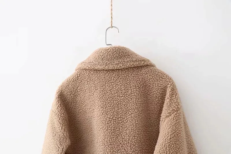 AliExpress EBay,, осень, стиль, Европа и Америка, женское платье, плюшевое, текстурированное, повседневное пальто, модная одежда