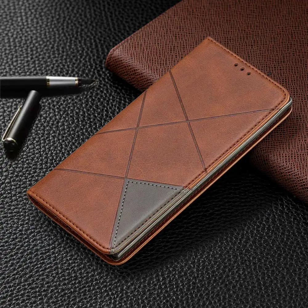 

Magnetic Flip Leather Phone Case For Samsung Galaxy Note10 Vintage Wallet Card Holder Slot Back Cover For Galaxy Note10Pro Coque