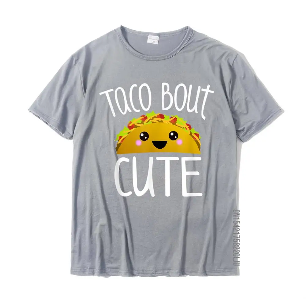 Design Tshirts Short Sleeve Classic Family Men Summer Fall Tops T Shirt Classic Tee-Shirts Crewneck 100% Cotton Funny Taco Lover Shirt TACO BOUT CUTE Girl Boy Kids Toddlers T-Shirt__33513 grey