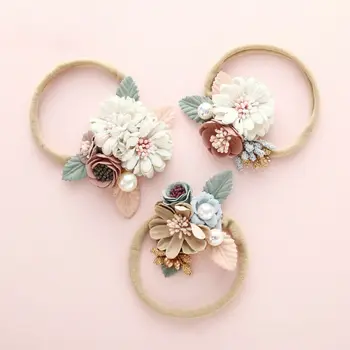 

2019 Baby Accessories Infant Kids Girls Baby Toddler Princess Flower Headband Hair Band Headwear New Party Photo Props Gifts
