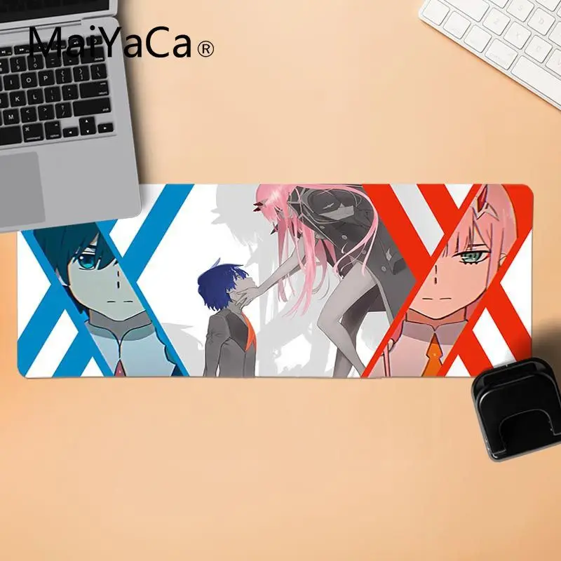 MaiYaCa, коврик для мыши с принтом My Favorite Anime Darling in the FranXX, коврик для мыши для геймера, резиновый коврик для мыши, прочный Настольный коврик для мыши