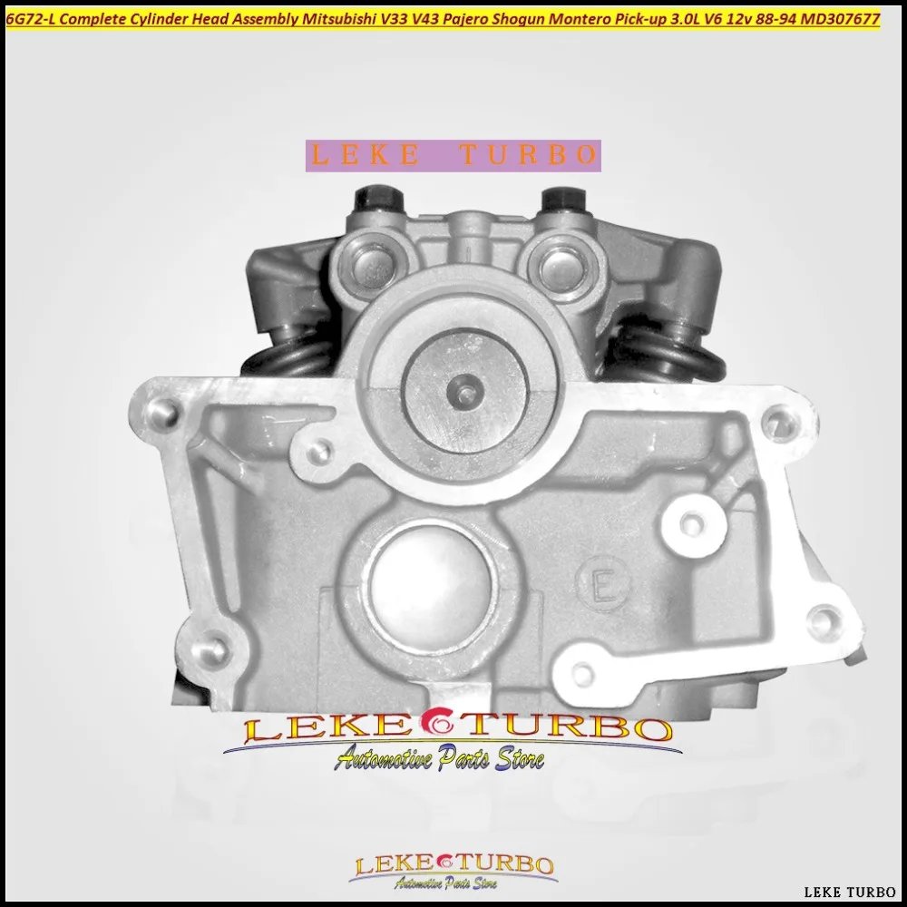 6G72 Complete Cylinder Head Assembly ASSY For Mitsubishi V33 V43 Pajero Shogun Montero Pick-up 3.0L V6 12v 1988-94 MD307677  (5)
