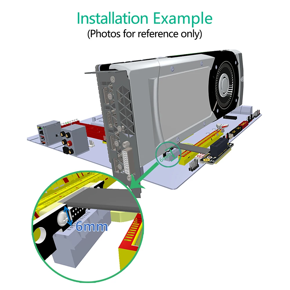 PCI Express PCIE Riser Flex кабель для перемещения PCI-E 1X в 4X слот Riser Card удлинитель для Bitcoin Miner Mining