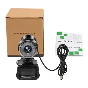 

HD Free Drive Webcam Computer PC WebCamera Microphone Rotatable Cameras for Live Broadcast Video Calling Conference Work
