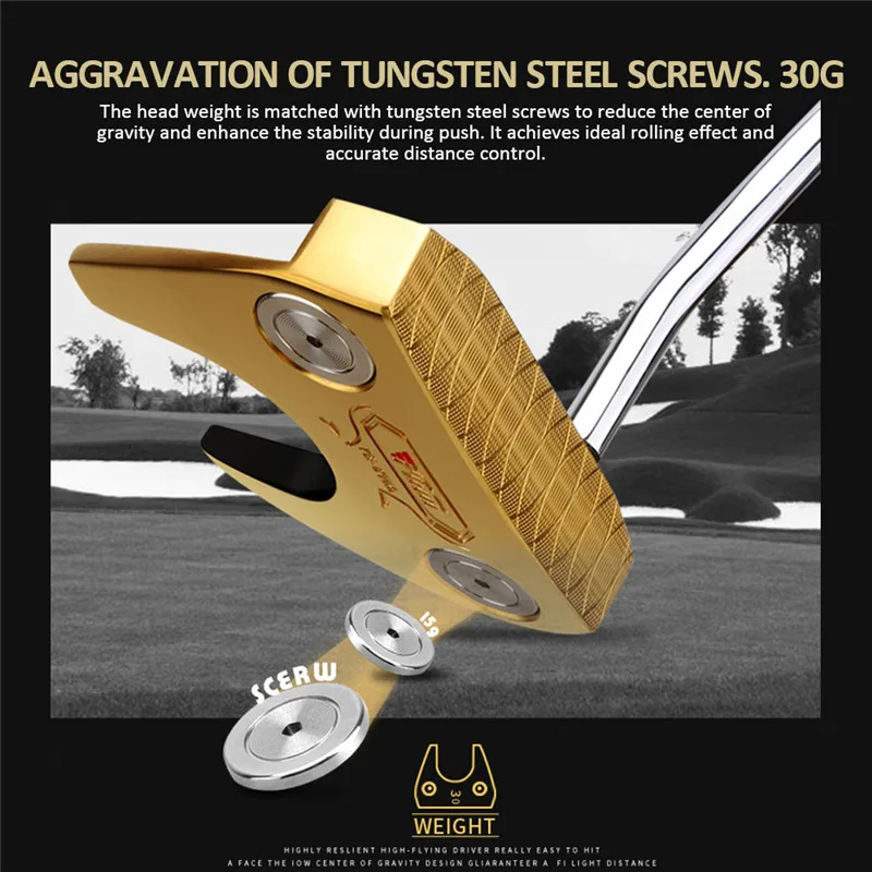 

PGM Golf Clubs CNC integration Stainless Steel Shaft Golfing Traning Equipment Unisex golf Putter Club Driving Irons