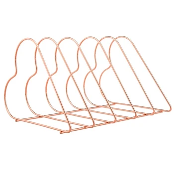 

Metal Bookshelf Bookends Book Support Stand Desk Organizer Storage Holder 1 Order