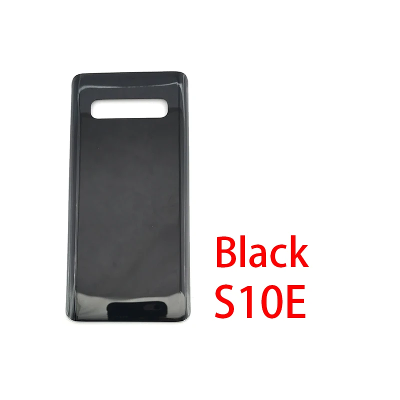 50 шт, задняя крышка батареи Стекло для samsung Galaxy S10/S10 Plus/S10e - Цвет: S10 Black