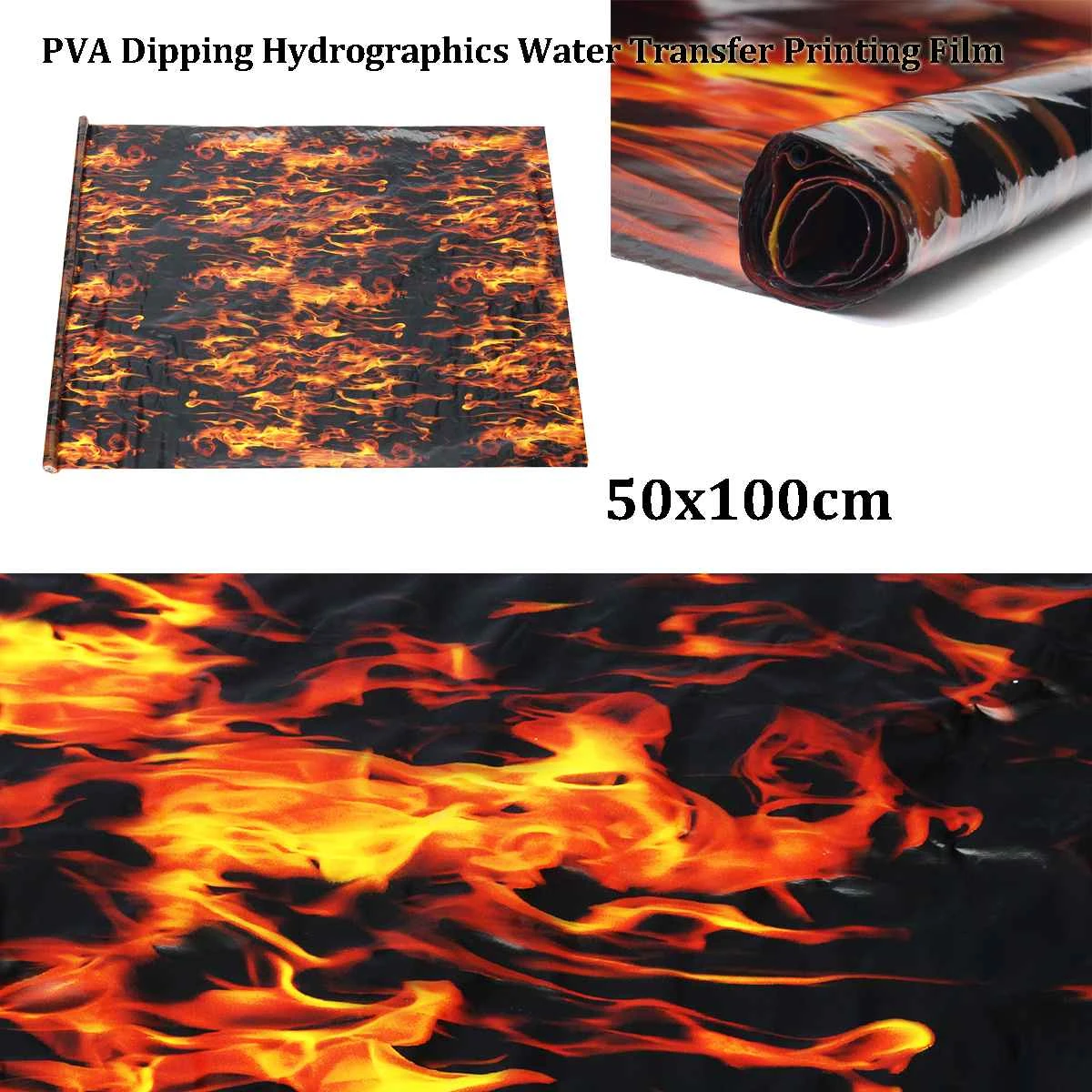 Hydrographic Film Hydro Dipping Water Transfer Printing Film Skull RC-25-28
