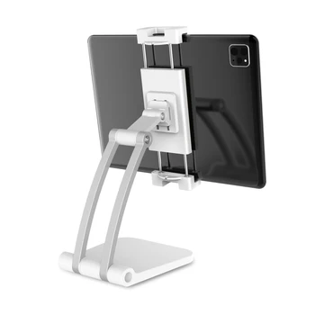 

Adjustable Angle Phone Stand Desktop Holder Dock for 4\"-13\" Cellphone Tablet AXYF