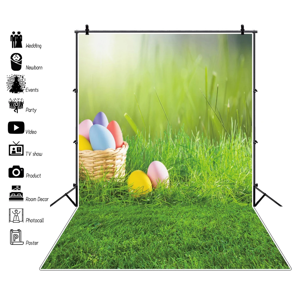 Photo Backgrounds Electronics YongFoto 12x8ft Easter Banner ...