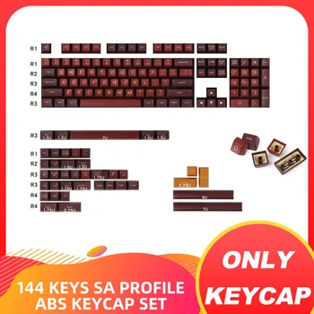 

144 Keys/Set ABS Key Caps 2 Color Molding SA Profile Kono Keycaps For MX Switch Gaming Mechanical Keyboard Customized Keyboard