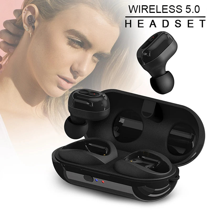 N9 TWS наушники мини-вкладыши 5,0 водонепроницаемые Bluetooth наушники беспроводные бинауральные наушники с шумоподавлением микрофон