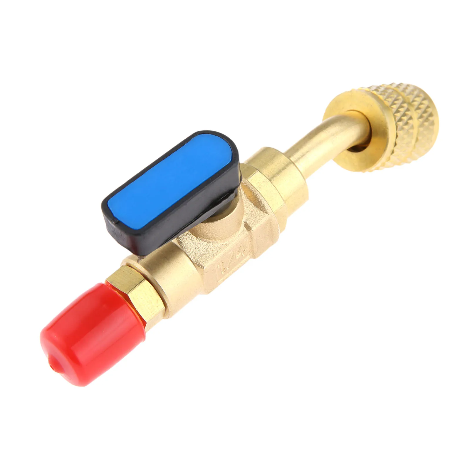Air Conditioner Ball Valve-1/4 SAE Adapter Angled Shut-Off Angled Compact Ball Valve for HVAC A/C Automotive Service Tools Fits for R134A R22 R12 R410A Refrigerant Air Conditioner Ball Valve-1/4 SAE Adapter Angled Shut-Off Angled Compact Ball Valve for HVAC A/C Automotive Service Tools Fits for R134A R22 R12 R410A Refrigerant