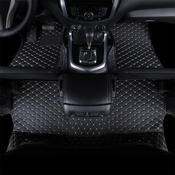 

fiber leather car interior floor mat for nissan terra 2018 2019 2020 styling accessories stickers