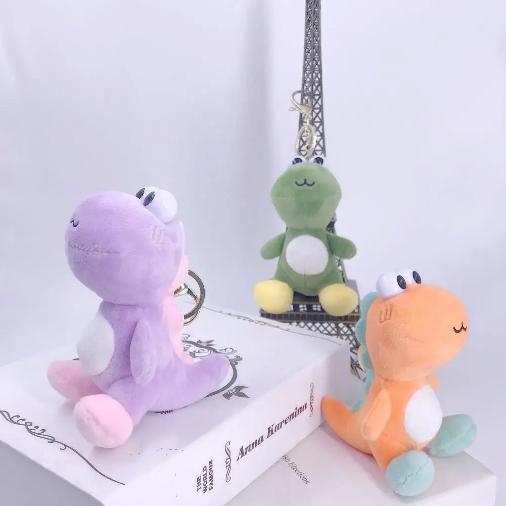 

Plush Dinosaur Shape Stuffed Doll Pendant Keychain Key Holder Ring Decoration