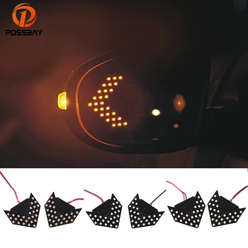 

POSSBAY Universal 27/33 SMD LED Arrow Panel For Car Rear View Mirror Indicator Lights Flash Turn Signal Warning Car Light