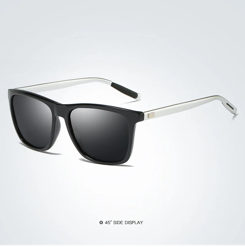 Роскошные брендовые Дизайнерские мужские поляризованные солнцезащитные очки Gafas для вождения, зеркальные уличные солнцезащитные очки из поликарбоната+ алюминиево-магниевого сплава - Цвет линз: 387 C3