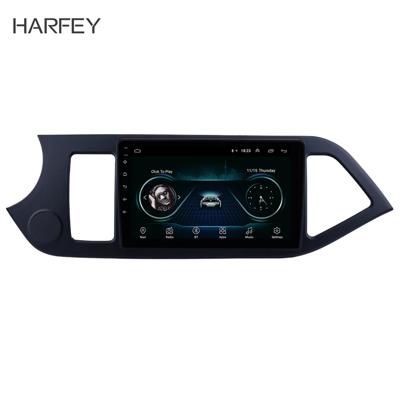 Best Harfey GPS Car Stereo 2Din Multimedia Player 9" Android 8.1 For KIA PICANTO Morning 2011 2012 2013 2014 HD Touch Screen 1024*600 0 Best Harfey GPS Car Stereo 2Din Multimedia Player 9" Android 8.1 For KIA PICANTO Morning 2011 2012 2013 2014 HD Touch Screen 1024*600 0
