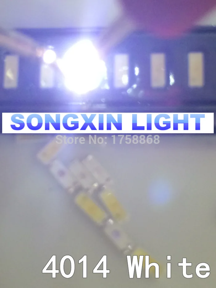 Оригинальные светодиодные подсветки EVERLIGHT 200 4014 шт. 0 2 Вт SMD диодов 3 в холодный