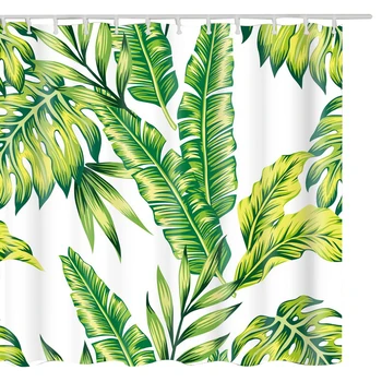 

Shower Curtain, Waterproof Floral Print Household Shower Curtain Bath Curtain Decorative Cloth