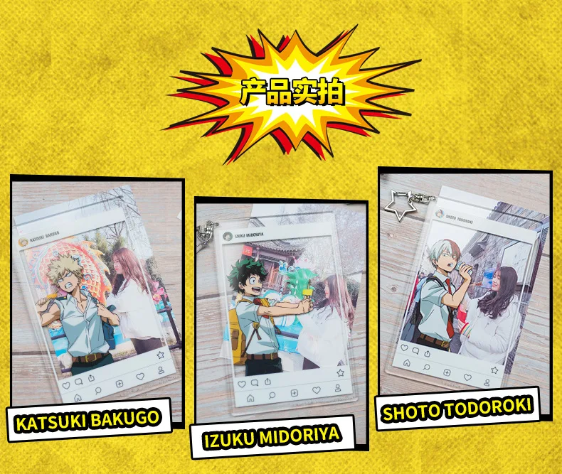 My Hero Academy Bakugou Katsuki Todoroki Shoto Midoriya izku, косплей, брелок для ключей, подвеска для телефона, подарки
