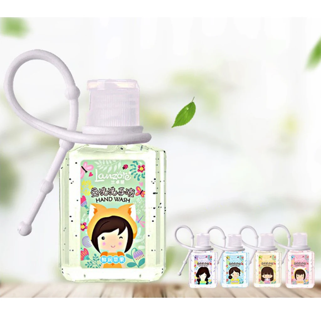 4Pcs 30ml Hand Soap Gel Hand Sanitiser Gel Hand Cleaning Gel Disposable Portable Antiseptics Moisturizing Liquid for Kids Adult