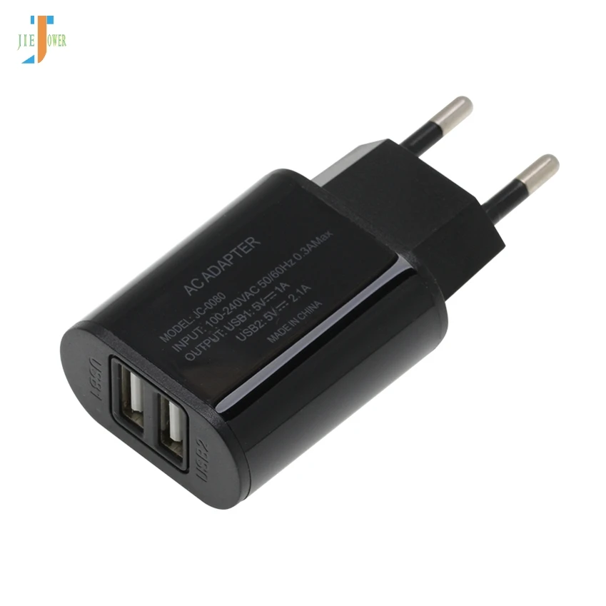 100 шт./лот 2 Порты usb 2USB Зарядное устройство 5V 2A Портативный сетевой адаптер мобильный телефон Micro usb разъем для зарядки и синхронизации данных для samsung EU/US зарядное устройство со штекером