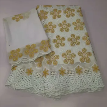 

Pure Cotton Design Swiss Voile Lace In Switzerland With Stones African Dry Lace Fabric High Quality Nigerian For Wedding y16-17