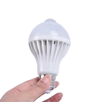 

LED Bulb 3W 5W 7W 9W PIR Motion Sensor Lamp Auto Smart Infrared Body Sound Light