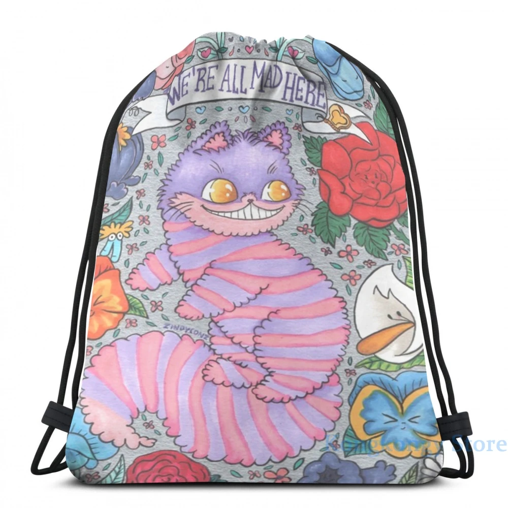 Cheshire cat USB Charge Backpack men 