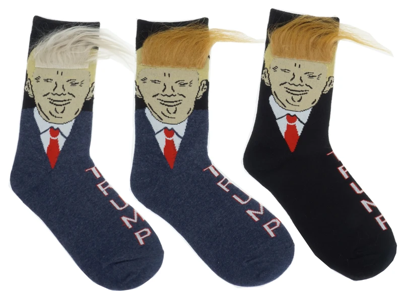 

President Donald Trump Socks Unisex Funny Print Adult Casual Crew Socks Hip Hop Skateboard Sock