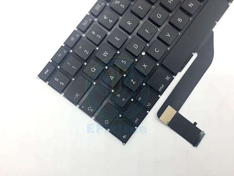 A1398 клавиатура Датская для Macbook Pro retina 1" A1398 макет большой ввод 2012- год EMC 2512 2673 2674 2745 2876