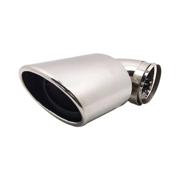 

Car Double Wall Double Tilted Point Entrance Exhaust Pipe For Nissan Qashqai 2014-2019 Vehicle Rear Tail Decoration Mufflers