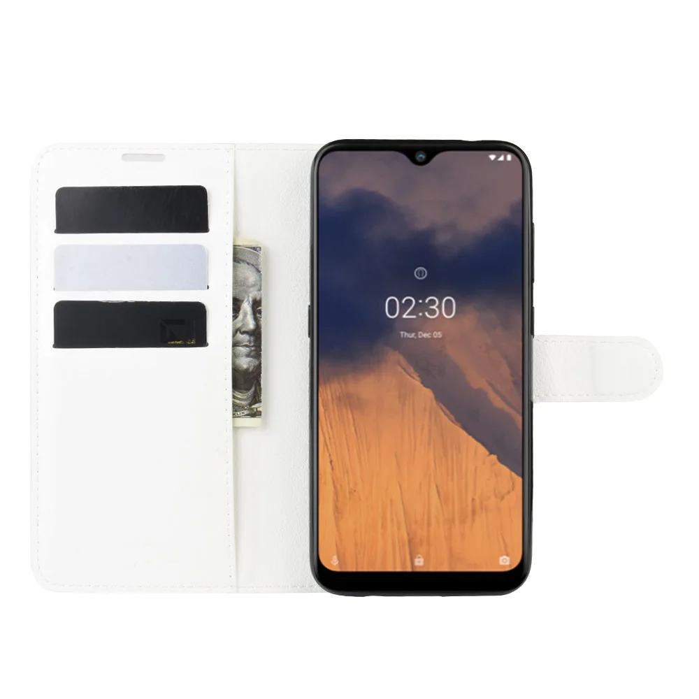 Для Nokia 2,3 Чехол кошелек из искусственной кожи чехол s для Nokia 2,3 откидной Чехол с подставкой слот для карт функциональный чехол для телефона