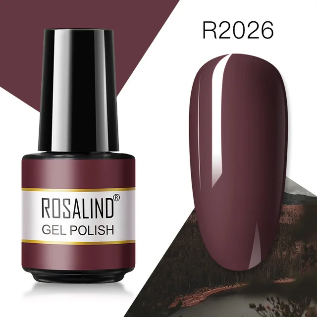 ROSALIND Gel Nail Polish 7ML Matte Base Top Coat For Soak Off Gel Polish UV LED Gel Semi Permanent Varnishes Design Nail Art RAR2026