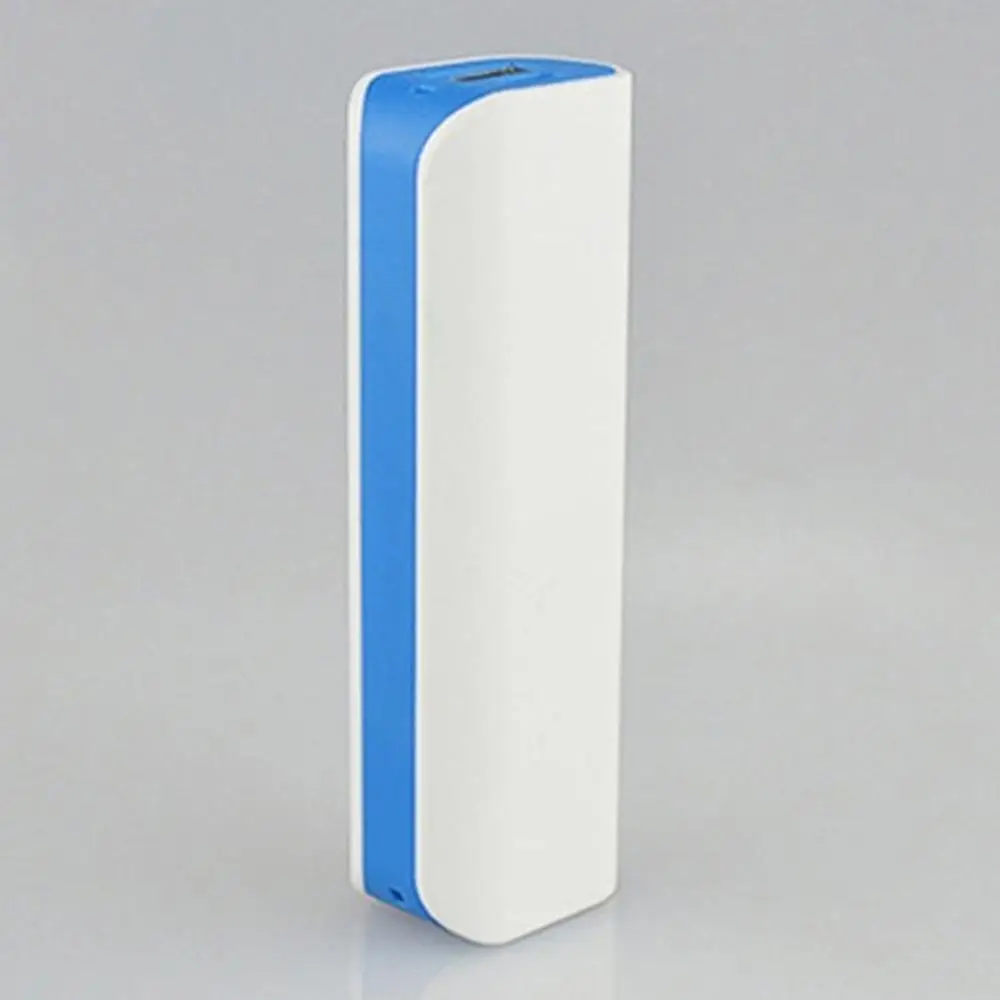 Blue Внешний аккумулятор Оболочка Сварка usb порты power Bank чехол PCB зарядное устройство чехол DIY наборы мощность ed на 2600 мАч 18650 батарея(не входит в комплект - Цвет: Blue