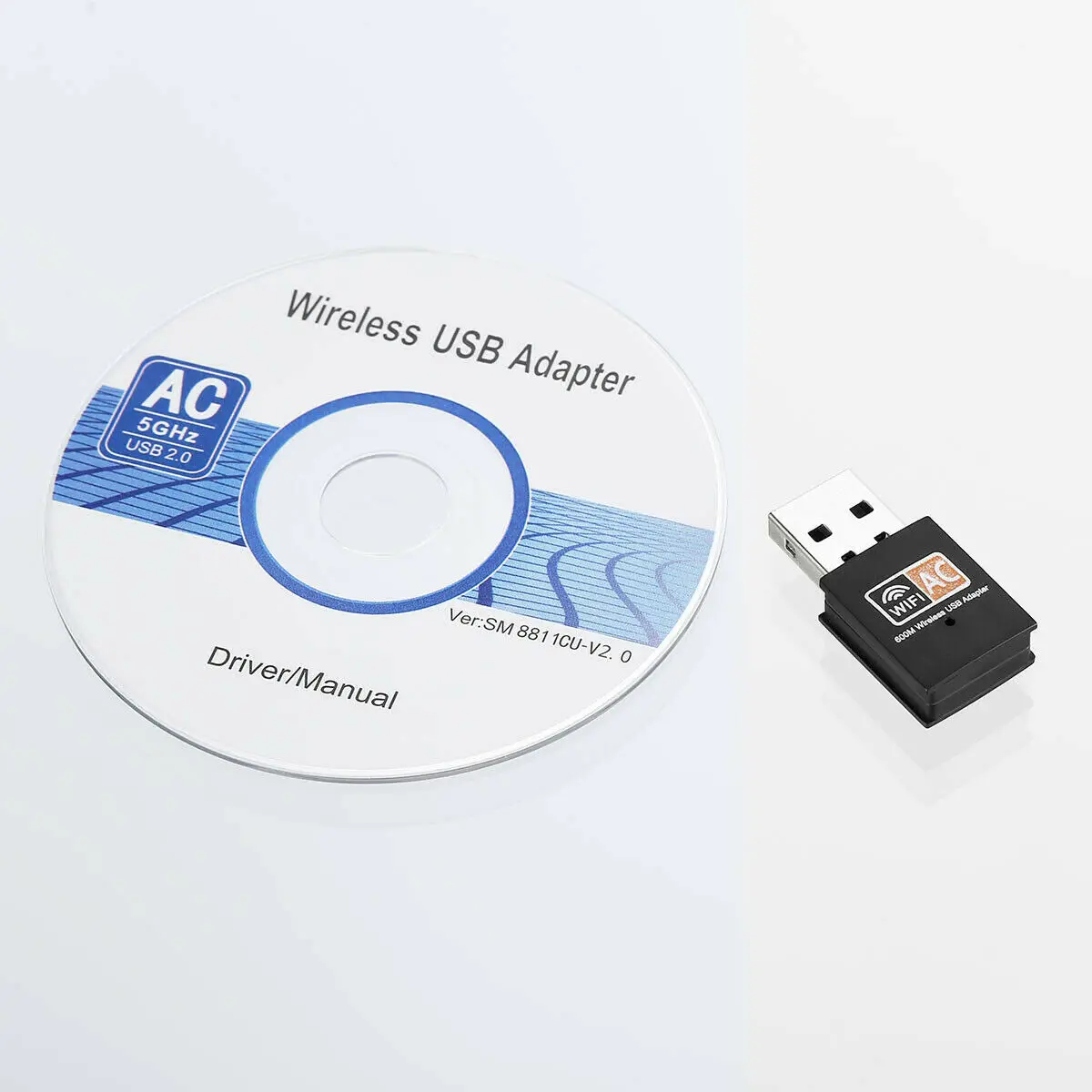 Мини USB WiFi адаптер USB Ethernet WiFi ключ 600 Мбит/с 2,4 ГГц Lan WiFi адаптер PC Antena Wi Fi приемник AC беспроводная сетевая карта