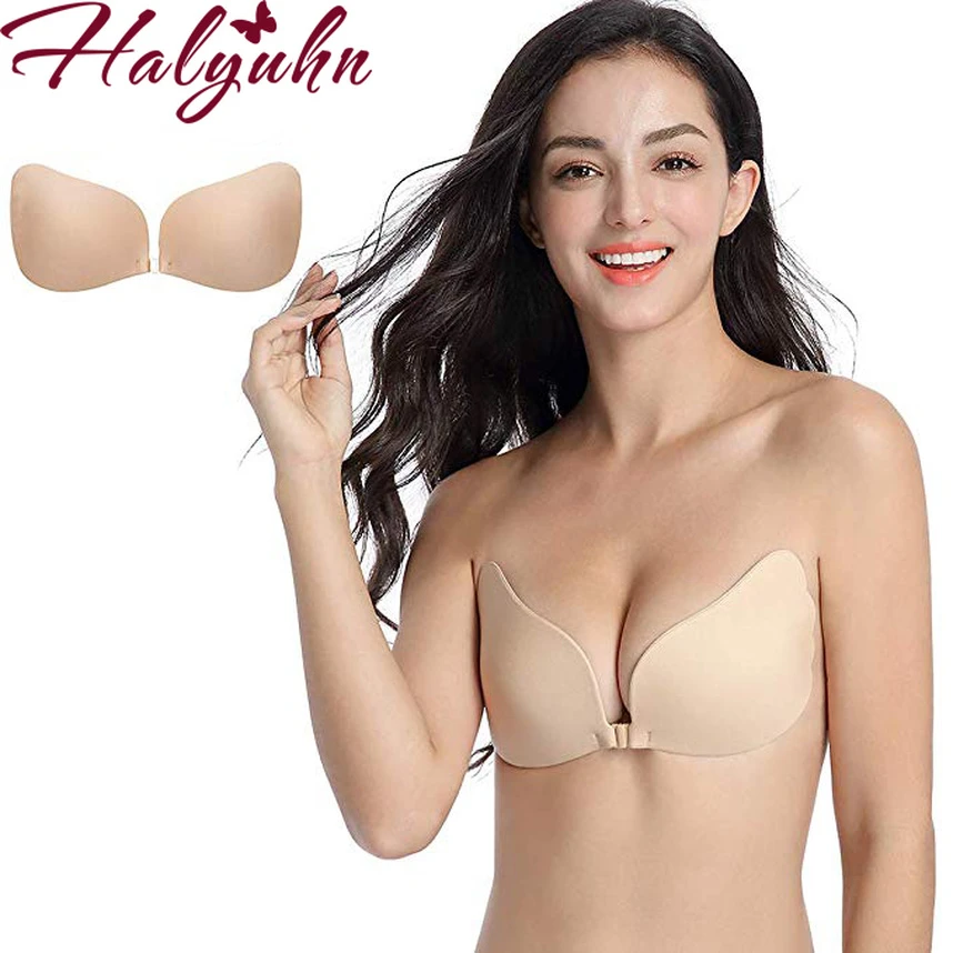 Self-adhesive Push-up Bra - Light beige - Ladies