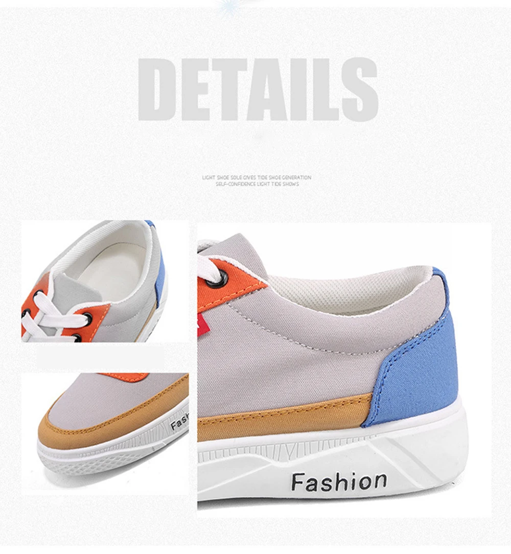 TaoBo Low Top Graffiti Canvas Shoes Man Flat High Quality Lace-up Print Casual Shoes Breathable Light Sneaker Color Debate