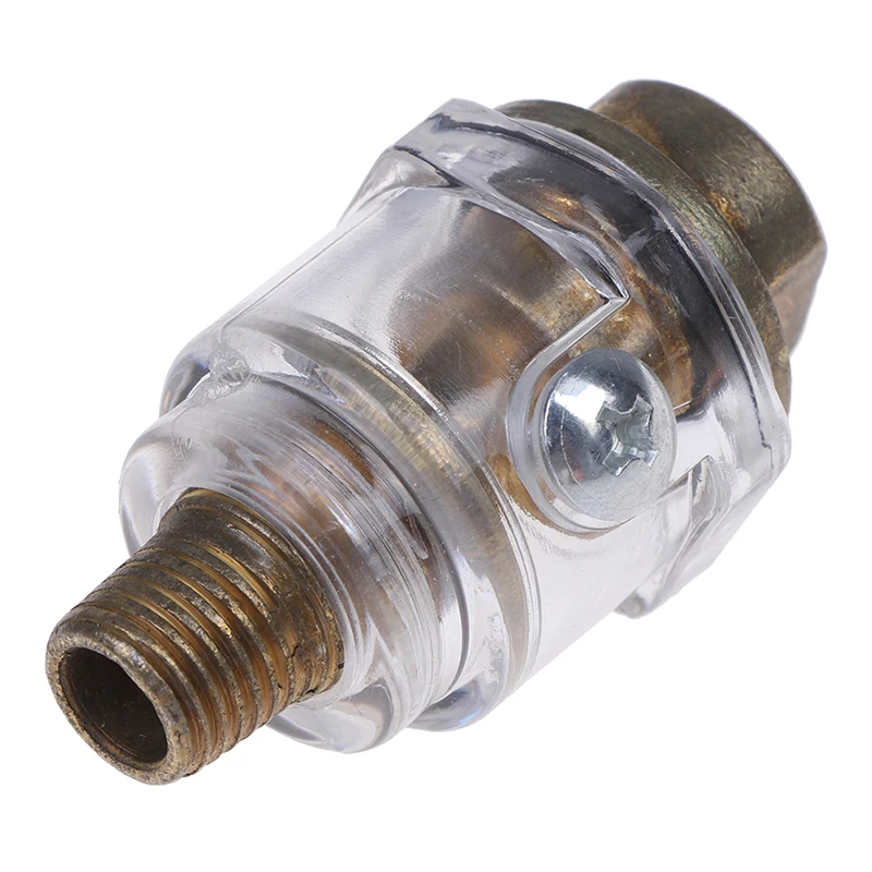 Hardware Oiler Lubricator Of 1/4" BSP Mini In-Line Oiler Lubricator Practical New For Pneumatic Tool & Air Compressor Pipe