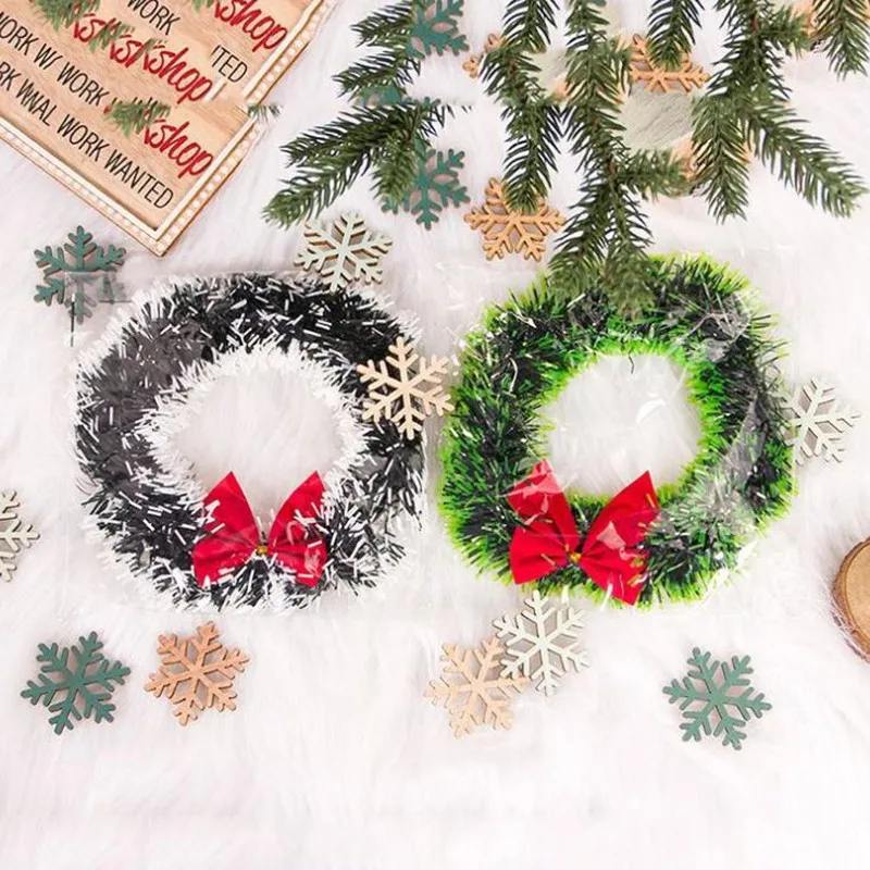 

Christmas Tree Decorations for Home Mini Bow Christmas Garland Xmas Party Hanging Ornament New Year 2020 Adornos De Navidad 2019