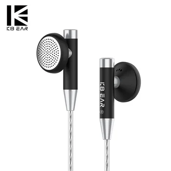 

KBEAR Knight N52 Magnetic biocomposite diaphragm dynamic driver earbud with silver plated cable KB06 F1 HI7
