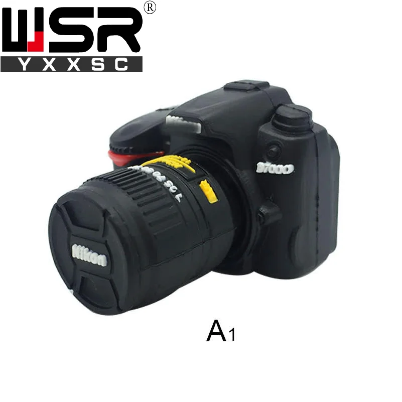 Милый мультфильм SLR камера usb2.0 флэш-накопитель 32 Гб 64 Гб 128 ГБ высокоскоростной водонепроницаемый usb память 4 ГБ 8 ГБ 16 ГБ лучший компьютер подарок