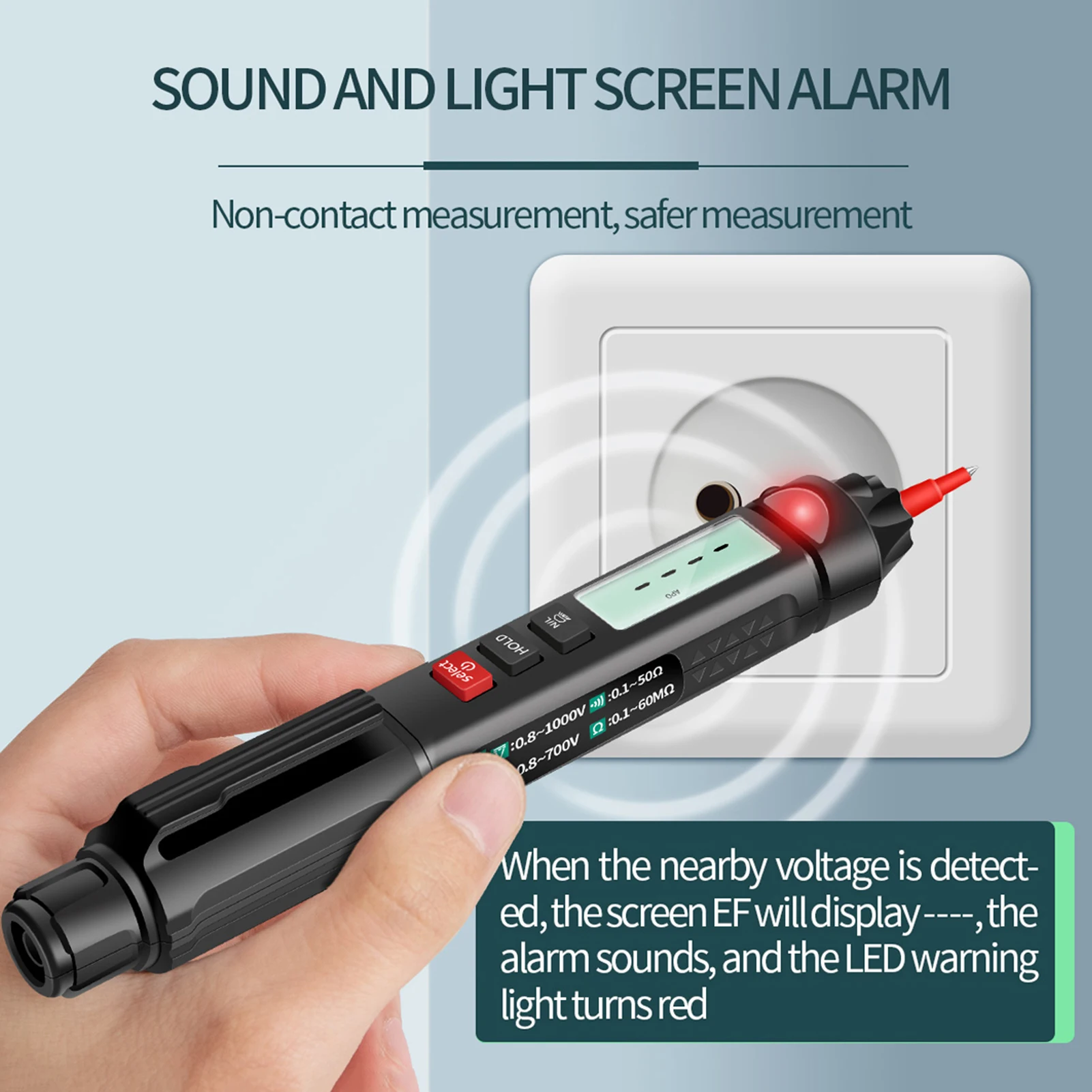 ANENG A3007/3008 Pen 6000 Counts Digital Multimeter Meter Tester NCV Auto-off Voltage Current Resistance capacitor tester